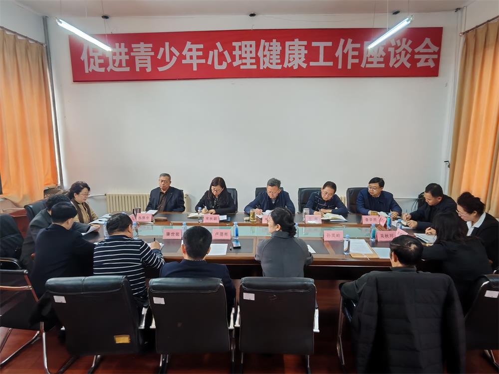 黑龙江省鸡西市关工委、教育局共同召开促进青少年心理健康工作座谈会
