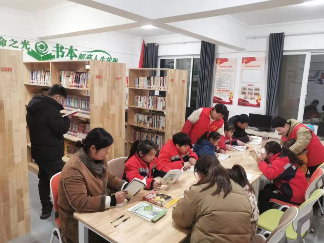 安徽省宿州市砀山县砀城镇北城社区关工委开展“阅读伴成长·传承好家风”亲子阅读活动