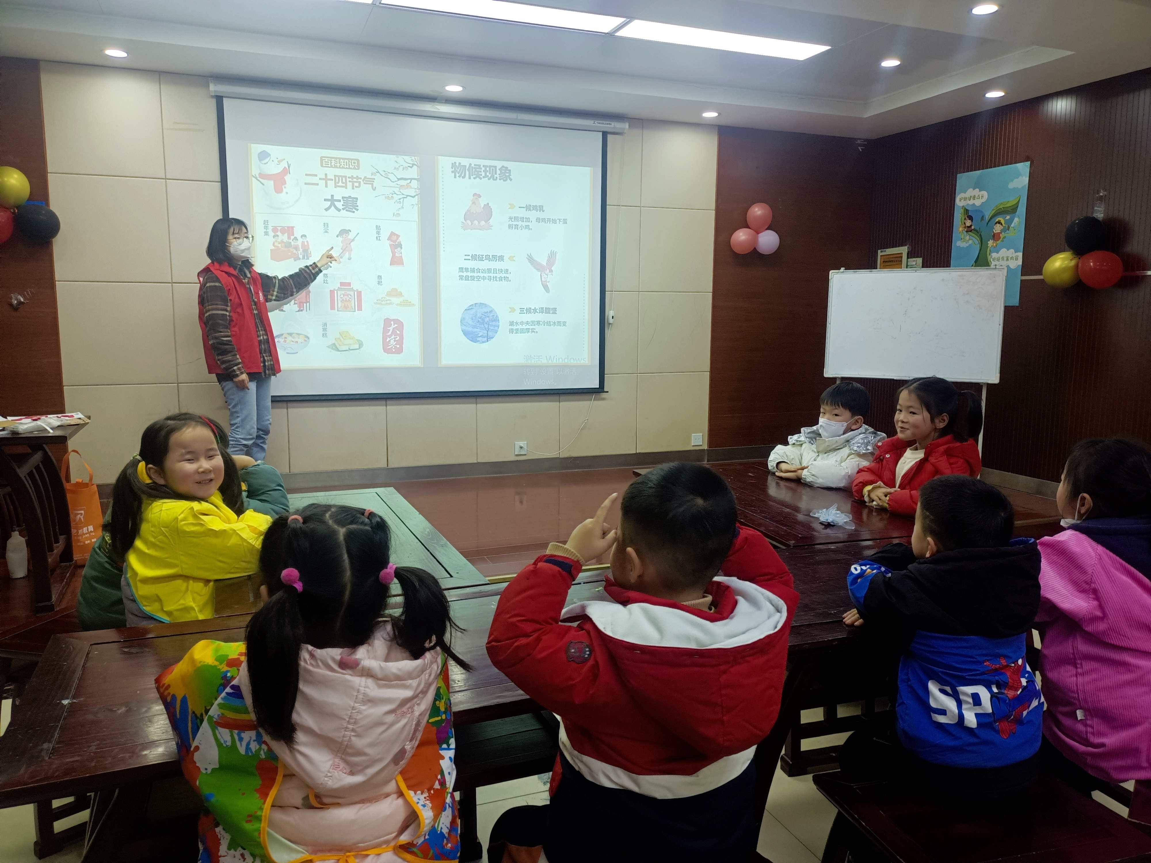 安徽省合肥市包河区烟墩街道欣园社区关工委开展“二十四节气之大寒”主题绘画活动