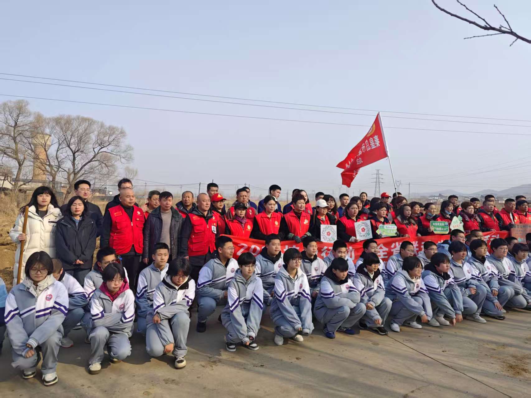 河北省秦皇岛市抚宁区关工委组织青少年共筑“祈愿林”