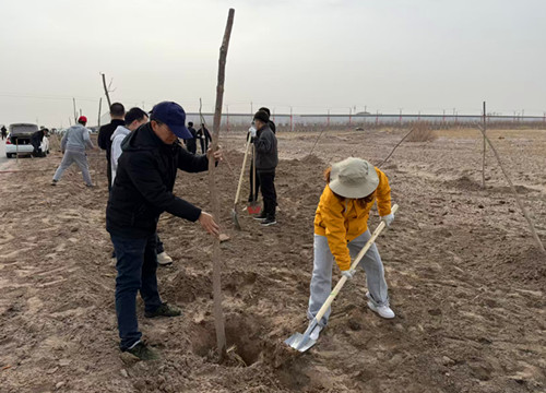 新疆维吾尔自治区喀什地区关工委开展“植绿护生态 普法护权益”主题活动