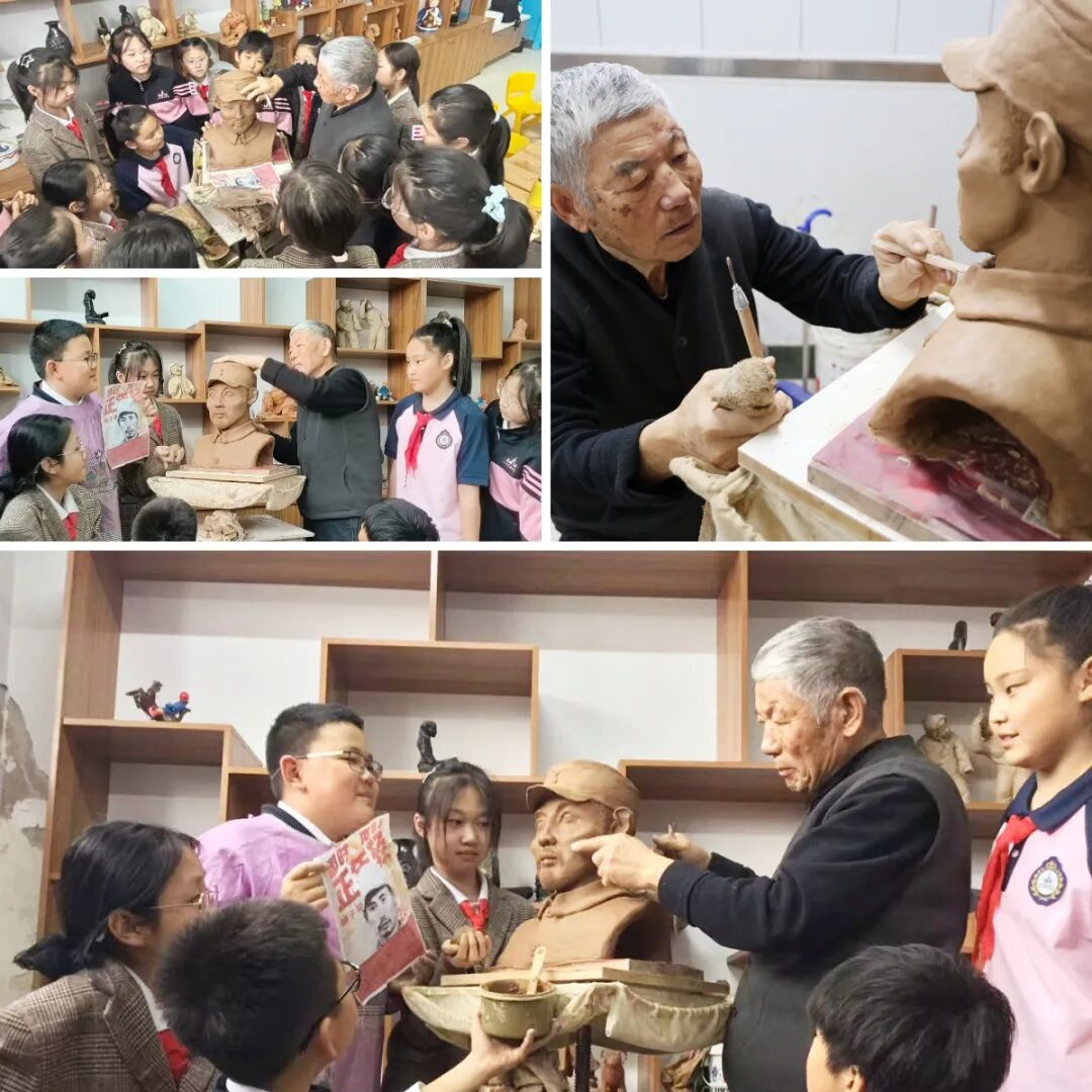 黑龙江省牡丹江市江南实验学校关工委开展“清明寄哀思·五老传薪火”红色实践活动