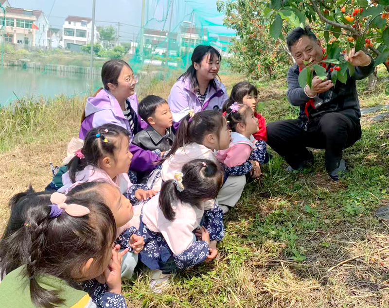 迎五一户外趣玩 萌娃欢乐享时光——江苏省宜兴市新芳幼儿园开展“迎五一”亲子户外活动