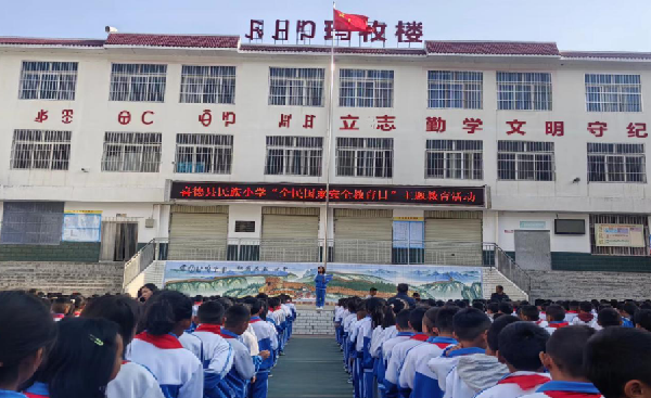 凉山州喜德县关工委组织县民族小学开展“4.15”国家安全教育日主题教育活动