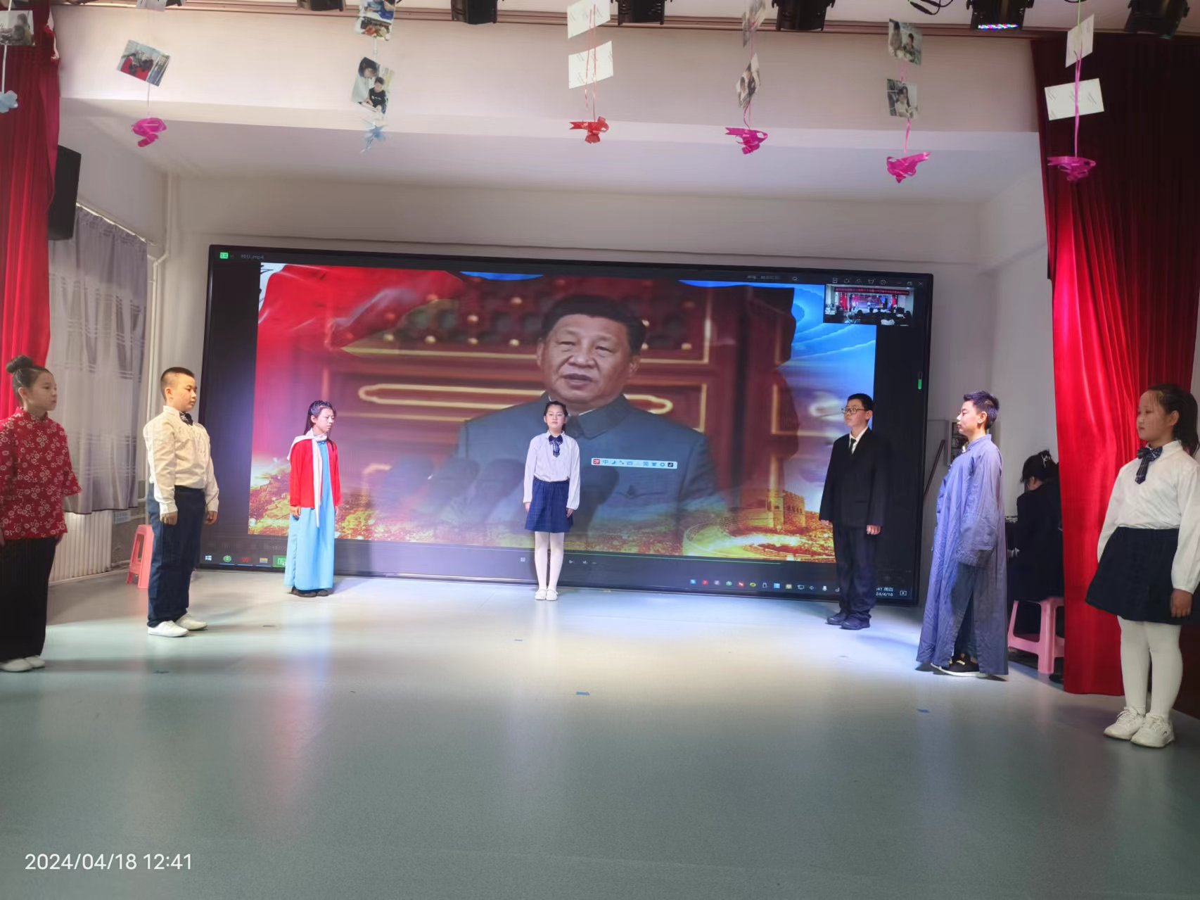 蛟河市民主街关工委组织开展“扣好人生第一粒扣子”中华优秀文化传承活动