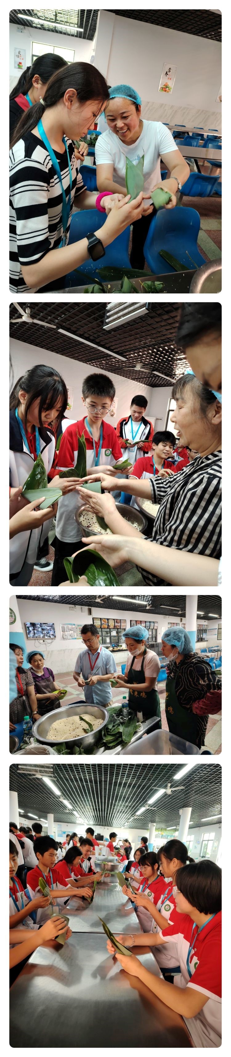 江西抚州崇仁：教学生包粽子