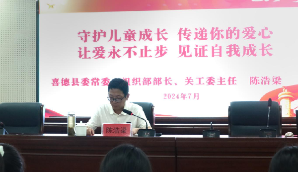 四川省凉山州喜德县关工委联合县妇联对大学生志愿者进行岗前综合素质培训