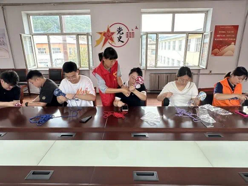 黑龙江省牡丹江市阳明区磨刀石镇关工委组织开展“文化传承 强国有我”“七夕节”活动