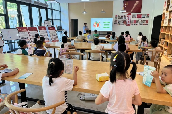 浙江省杭州市富阳区常绿镇关工委开展青少年暑期食品安全专题宣讲活动