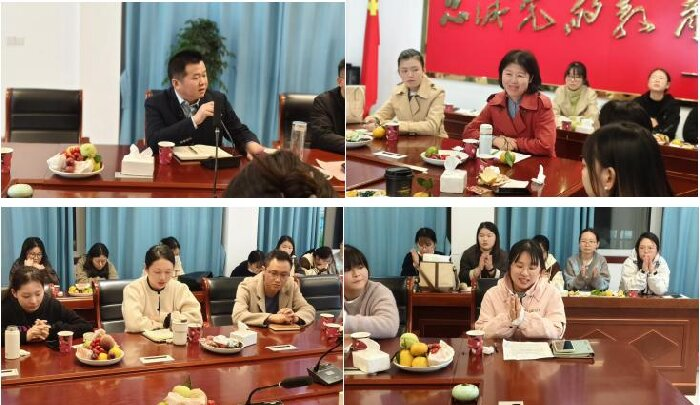 安徽省六安市舒城县南港实验学校举办“传帮带·助成长”青年教师座谈会