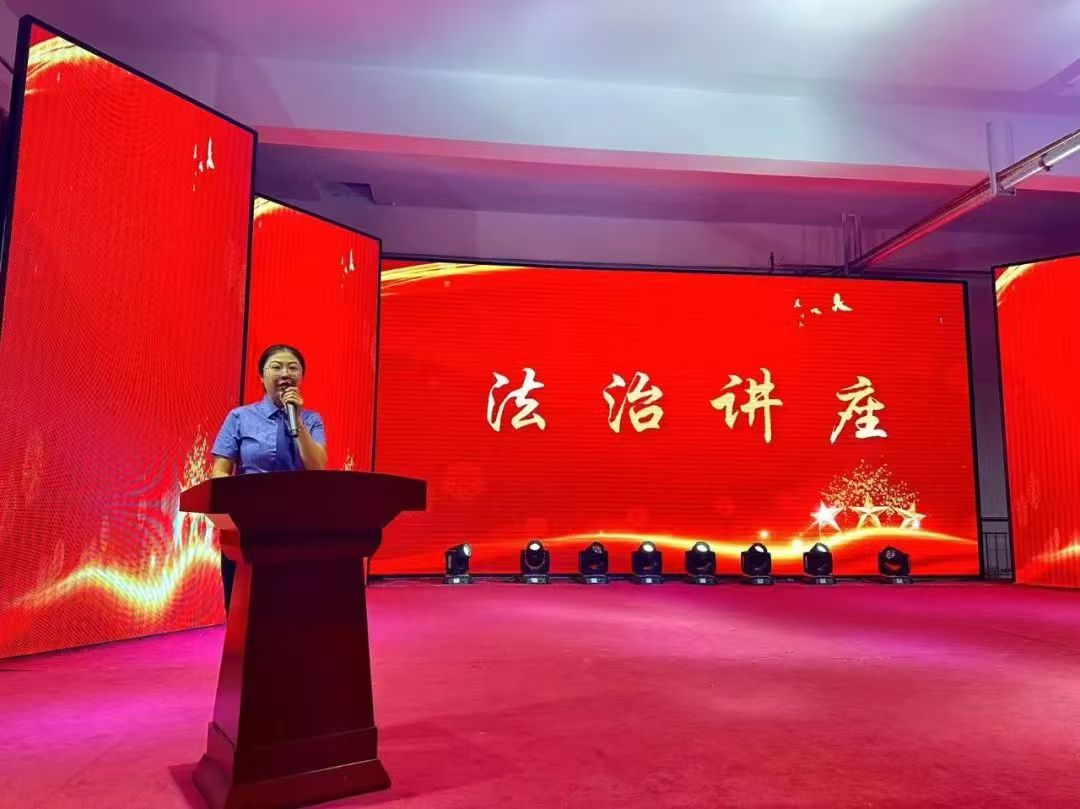 内蒙古自治区赤峰市翁牛特旗阳明高级中学关工委开展“法治副校长进校园”主题教育活动