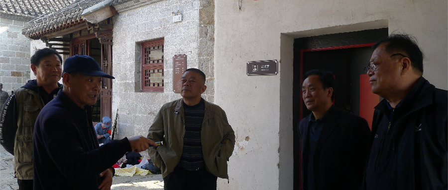 江苏省徐州市铜山区关工委主任孟宪康一行赴青少年教育基地——汉王镇北望渡江战役总前委驻地调研