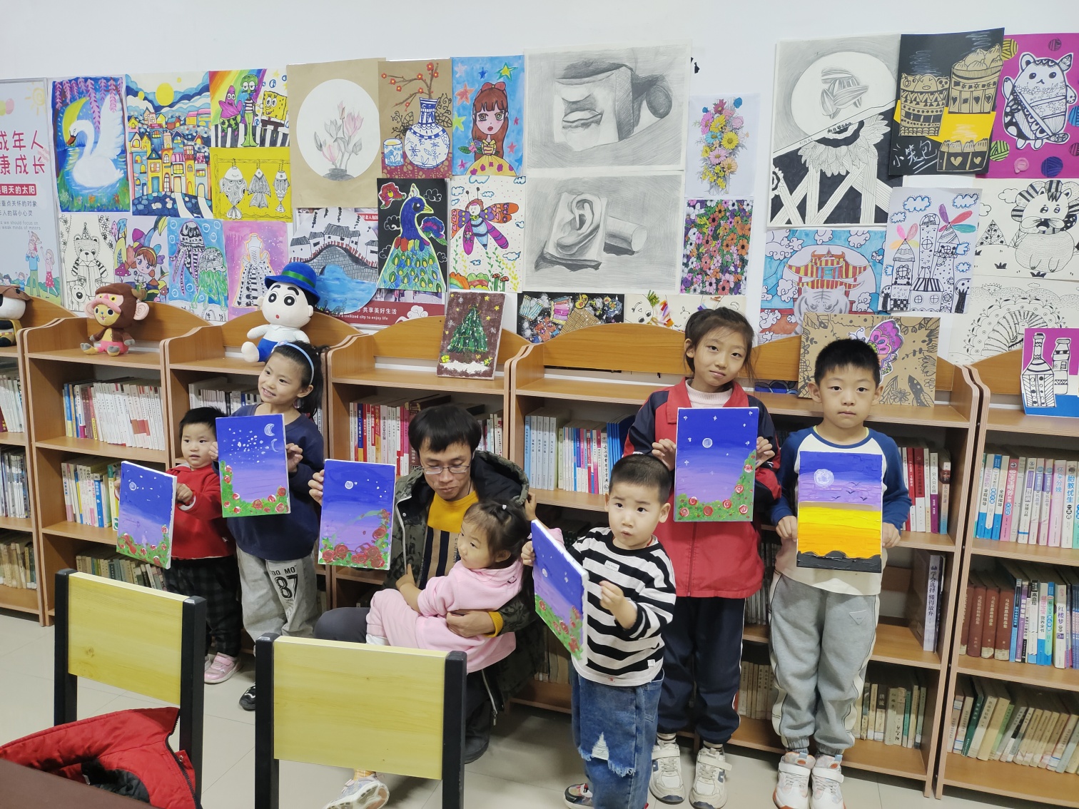 稚笔绘童心 我们有画说 ——内蒙古自治区赤峰市元宝山区平庄西城街道锦绣社区关工委开展儿童绘画活动