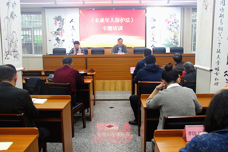 江苏省南京市玄武区关工委组织开展《未成年人保护法》专题培训