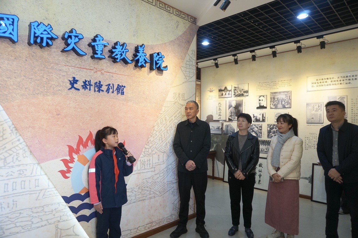 浙江省宁波市奉化区关工委主任调研爱国主义教育基地建设