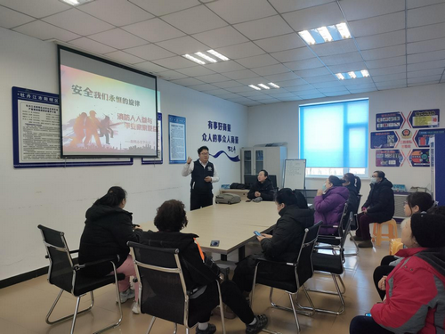 黑龙江省牡丹江市阳明区阳明街道光华社区关工小组举办消防知识讲座