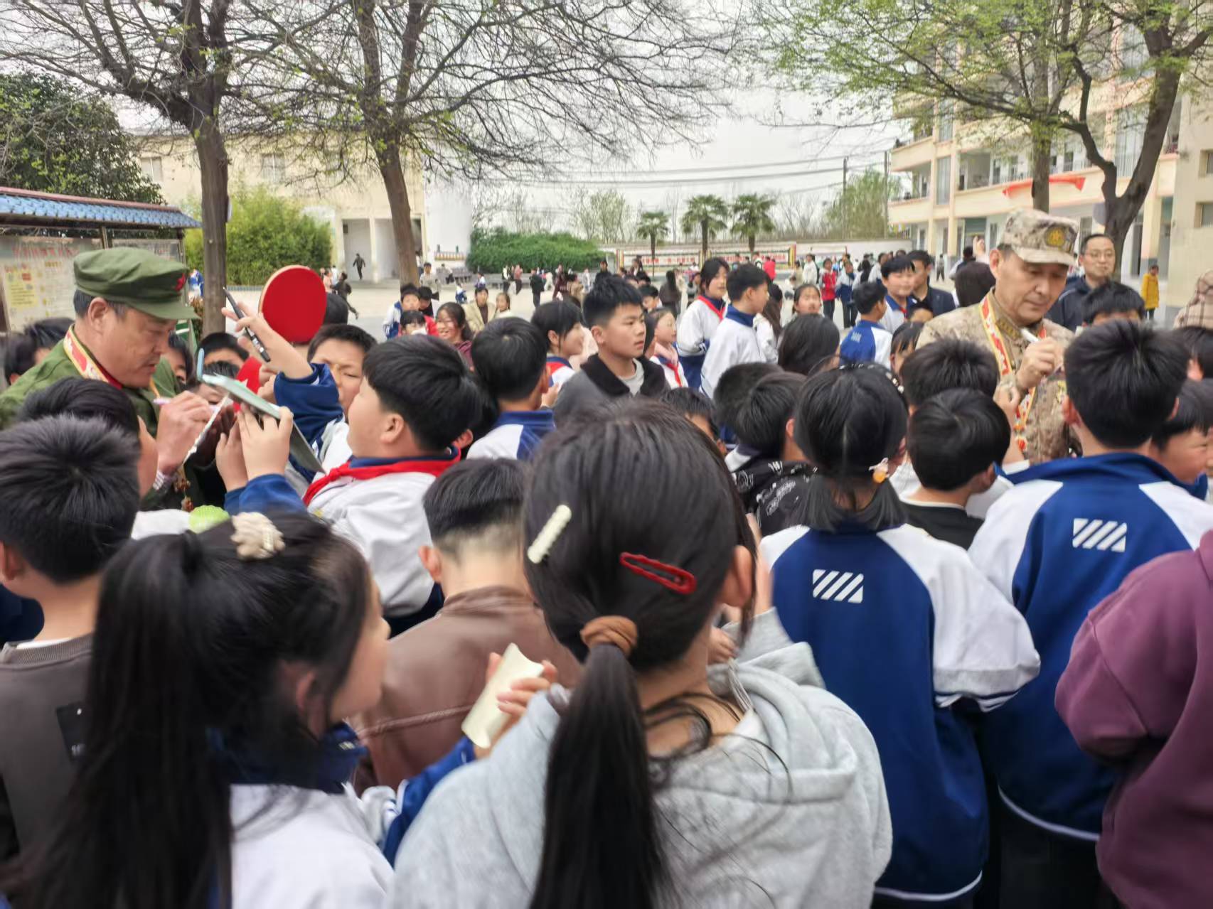 安徽省阜阳市太和县关工委“老战士宣讲团”走进赵庙镇中心小学