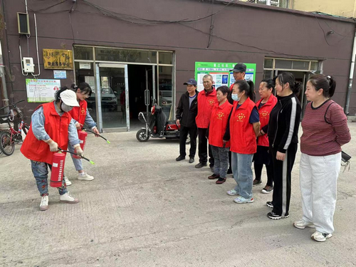 黑龙江省牡丹江市阳明区前进街道富江社区关工小组开展“消防安全进社区”主题宣传活动