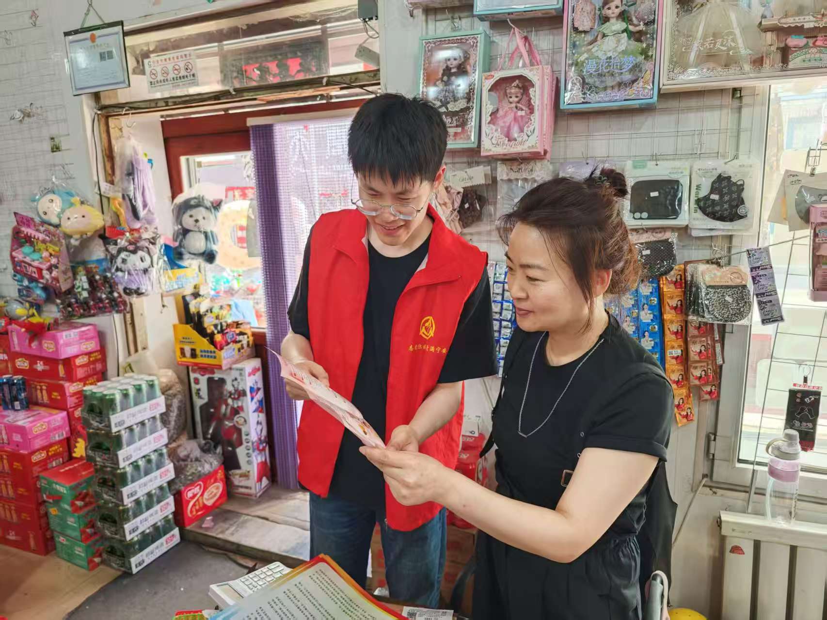 黑龙江省牡丹江市宁安市渤海镇关工委开展“打好数字攻坚战 筑牢反诈防火墙”宣传活动
