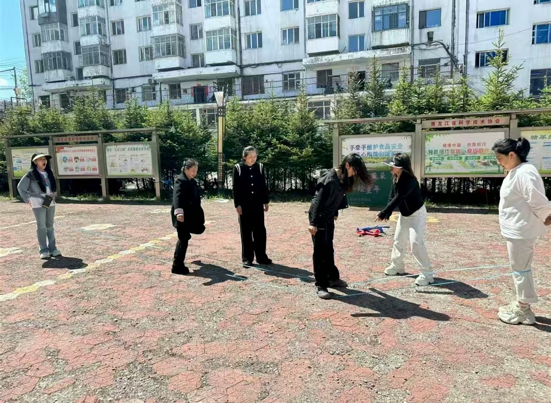 黑龙江省牡丹江市绥芬河市绥芬河镇北海社区关工委、新时代文明实践站和社区工会联合举办“青春赛场 逐梦飞扬”运动会
