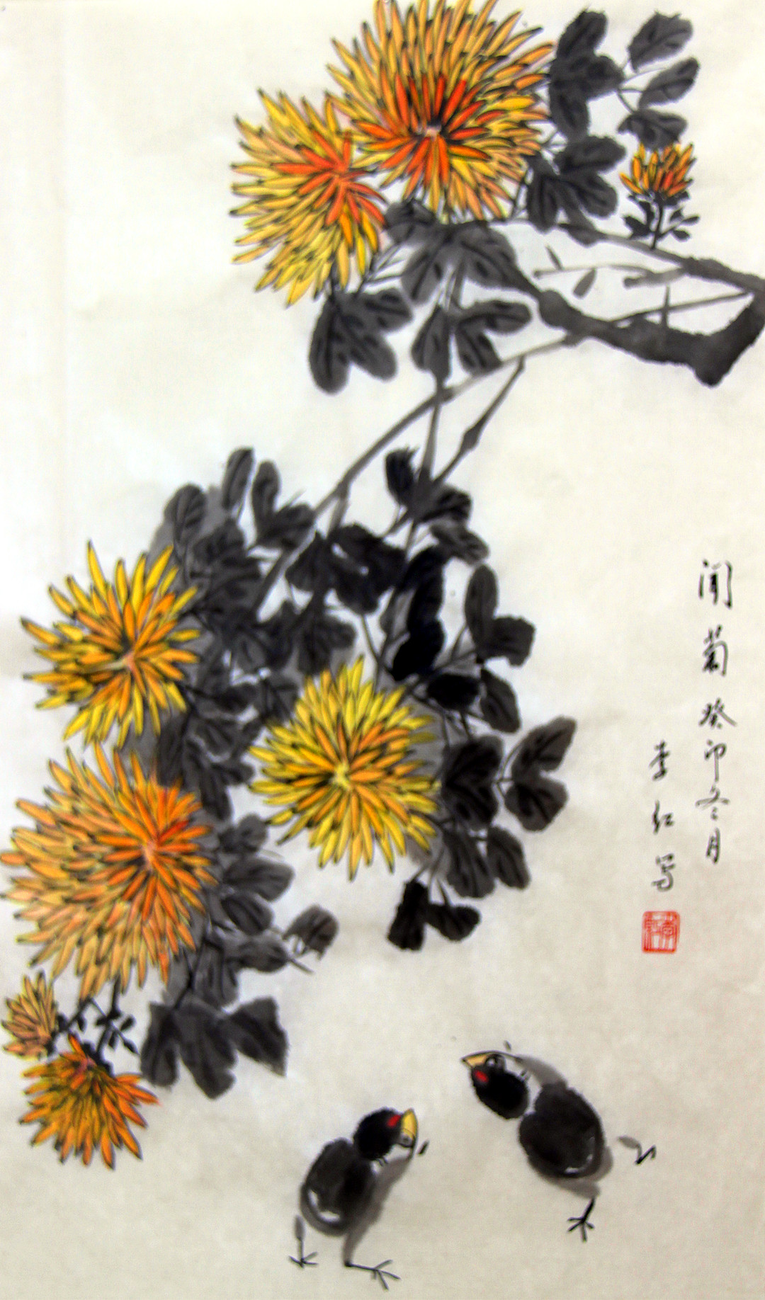 1707176385263811.jpg 江苏省南京市玄武区关工委联合举办“五老”“花鸟画培训班”学员学习成果展(8).jpg