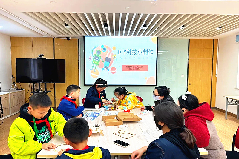 1715146046765837.jpg 江苏省南京市玄武区紫鑫城社区关工委开展“科学启蒙——联动滚珠轨道”科技小制作活动(1).jpg