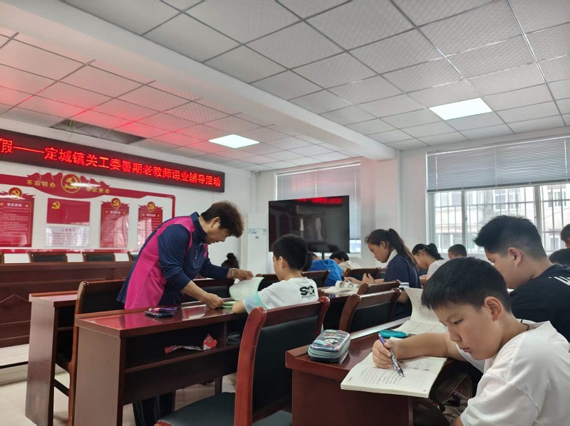 定城镇关工委开展公益课业辅导活动 (3).jpg